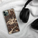 Custom Mount Wilson Colorado Map Phone Case in Ember on Table with Black Headphones