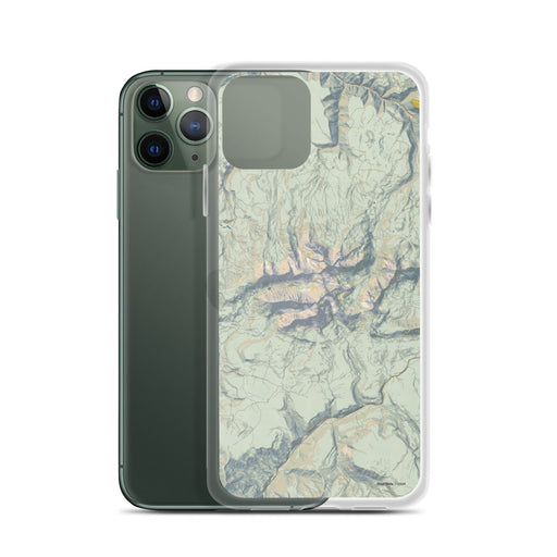 Custom Mount Wilson Colorado Map Phone Case in Woodblock