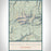 Mount Wilson Colorado Map Print Portrait Orientation in Woodblock Style With Shaded Background