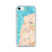 Custom iPhone SE Mukilteo Washington Map Phone Case in Watercolor