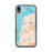 Custom iPhone XR Mukilteo Washington Map Phone Case in Watercolor