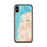 Custom iPhone X/XS Mukilteo Washington Map Phone Case in Watercolor