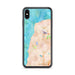 Custom iPhone XS Max Mukilteo Washington Map Phone Case in Watercolor
