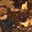 Mukwonago Wisconsin Map Print in Ember Style Zoomed In Close Up Showing Details