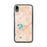 Custom iPhone XR Mukwonago Wisconsin Map Phone Case in Watercolor