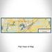 Flat View of Map Custom Mukwonago Wisconsin Map Enamel Mug in Woodblock