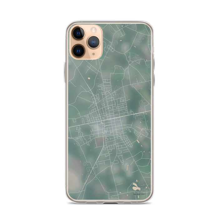 Custom iPhone 11 Pro Max Mullins South Carolina Map Phone Case in Afternoon
