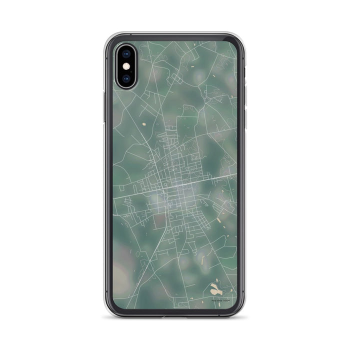 Custom iPhone XS Max Mullins South Carolina Map Phone Case in Afternoon