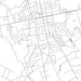 Mullins South Carolina Map Print in Classic Style Zoomed In Close Up Showing Details