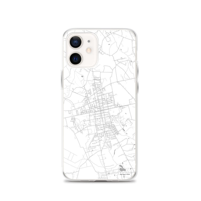 Custom iPhone 12 Mullins South Carolina Map Phone Case in Classic