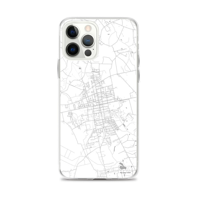 Custom iPhone 12 Pro Max Mullins South Carolina Map Phone Case in Classic