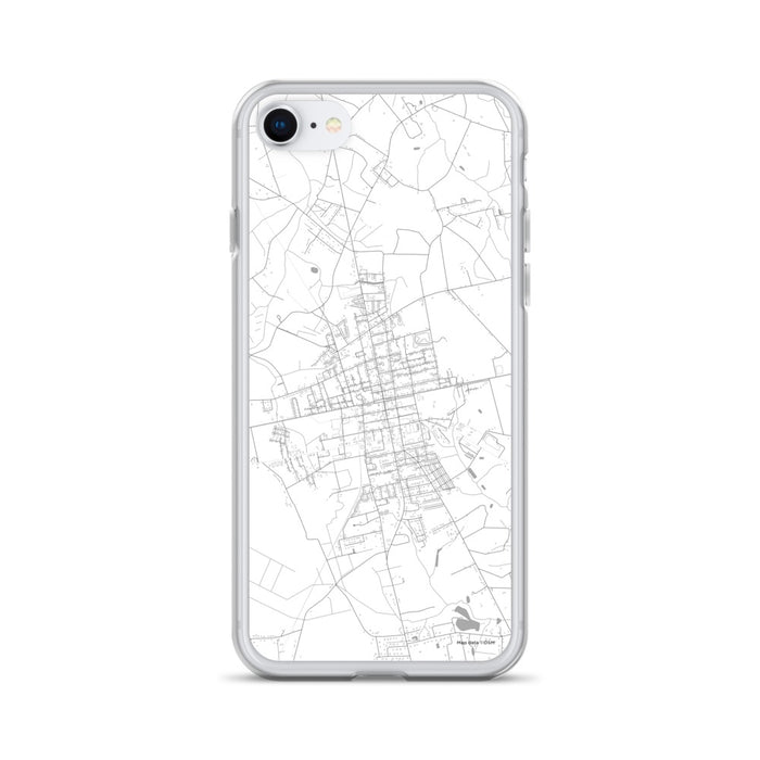 Custom iPhone SE Mullins South Carolina Map Phone Case in Classic