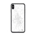 Custom iPhone XS Max Mullins South Carolina Map Phone Case in Classic