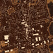 Mullins South Carolina Map Print in Ember Style Zoomed In Close Up Showing Details