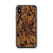 Custom iPhone X/XS Mullins South Carolina Map Phone Case in Ember