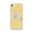 Custom Muncie Indiana Map iPhone SE Phone Case in Woodblock