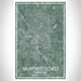 Murfreesboro Tennessee Map Print Portrait Orientation in Afternoon Style With Shaded Background