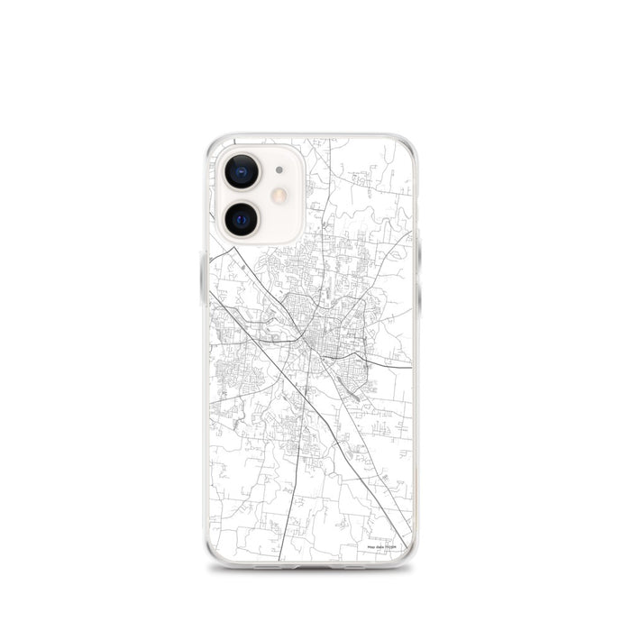 Custom Murfreesboro Tennessee Map iPhone 12 mini Phone Case in Classic