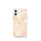 Custom Murfreesboro Tennessee Map iPhone 12 mini Phone Case in Watercolor