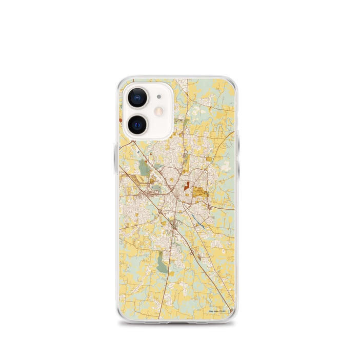 Custom Murfreesboro Tennessee Map iPhone 12 mini Phone Case in Woodblock