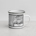 Right View Custom Murray Utah Map Enamel Mug in Classic