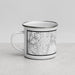 Left View Custom Murrieta California Map Enamel Mug in Classic