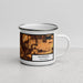 Right View Custom Murrieta California Map Enamel Mug in Ember