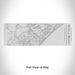 Rendered View of Myrtle Beach South Carolina Map Engraving on 10oz Stainless Steel Insulated Cup with Sipping Lid