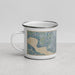 Left View Custom Nampa Idaho Map Enamel Mug in Afternoon
