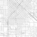 Nampa Idaho Map Print in Classic Style Zoomed In Close Up Showing Details