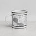 Left View Custom Nampa Idaho Map Enamel Mug in Classic