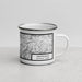 Right View Custom Nantahala National Forest Map Enamel Mug in Classic