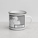 Right View Custom Nantucket Massachusetts Map Enamel Mug in Classic