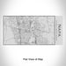 Rendered View of Napa California Map Engraving on 17oz Stainless Steel Insulated Cola Bottle