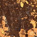 Napa California Map Print in Ember Style Zoomed In Close Up Showing Details
