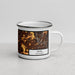 Right View Custom Napa California Map Enamel Mug in Ember