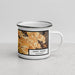 Right View Custom Napa Valley California Map Enamel Mug in Ember
