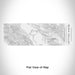Rendered View of Napa Valley California Map Engraving on 10oz Stainless Steel Insulated Cup with Sliding Lid in White