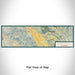 Flat View of Map Custom Napa Valley California Map Enamel Mug in Woodblock