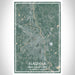 Nashua New Hampshire Map Print Portrait Orientation in Afternoon Style With Shaded Background