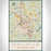 Nashua New Hampshire Map Print Portrait Orientation in Woodblock Style With Shaded Background