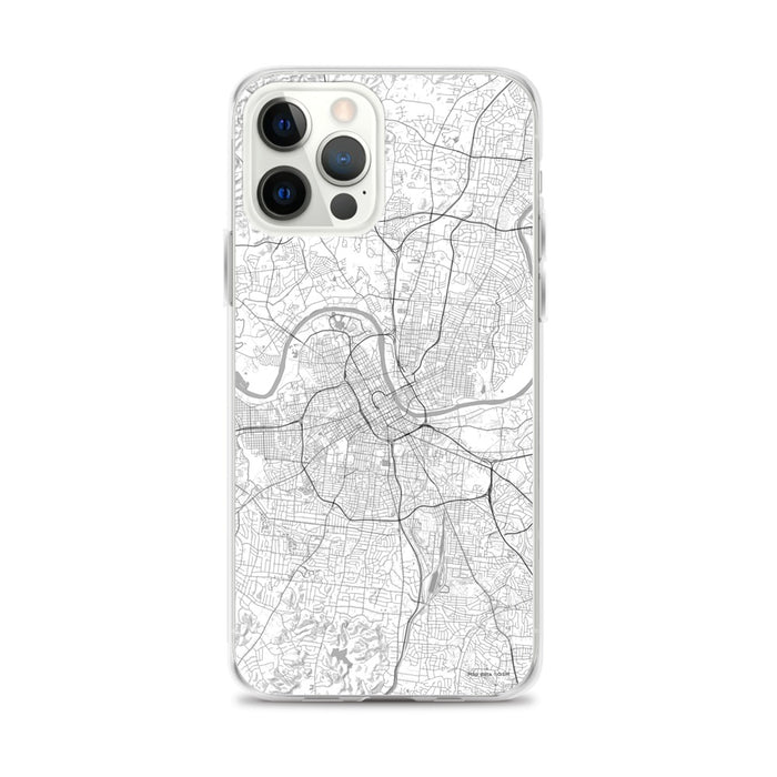 Custom Nashville Tennessee Map iPhone 12 Pro Max Phone Case in Classic