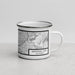 Right View Custom National City California Map Enamel Mug in Classic