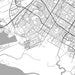 Newark California Map Print in Classic Style Zoomed In Close Up Showing Details