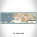 Flat View of Map Custom Newark California Map Enamel Mug in Woodblock