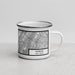 Right View Custom Newark New Jersey Map Enamel Mug in Classic