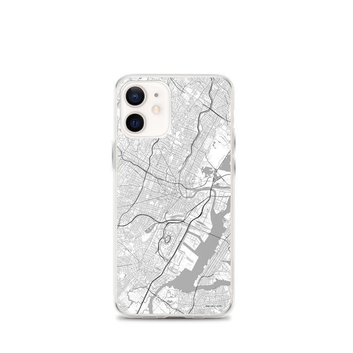 Custom Newark New Jersey Map iPhone 12 mini Phone Case in Classic