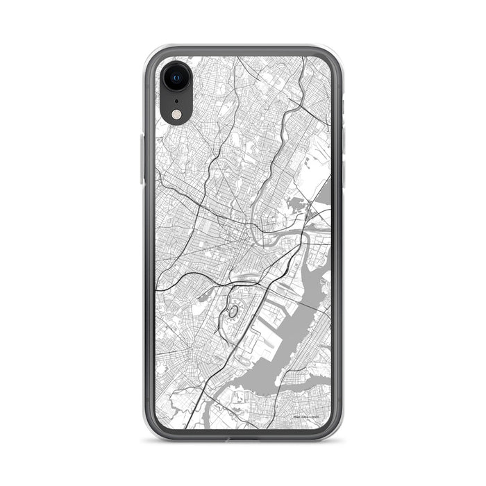 Custom Newark New Jersey Map Phone Case in Classic