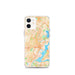 Custom Newark New Jersey Map iPhone 12 mini Phone Case in Watercolor