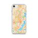 Custom Newark New Jersey Map iPhone SE Phone Case in Watercolor